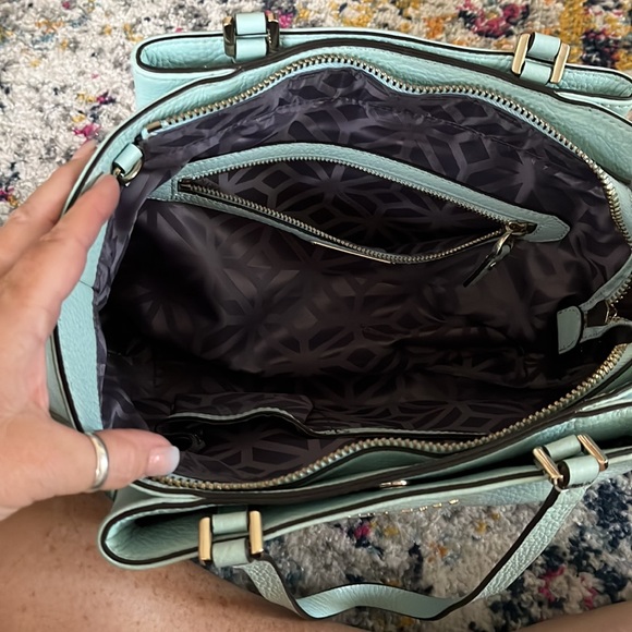 Trina Turk baby blue pebbles leather purse - Picture 2 of 5